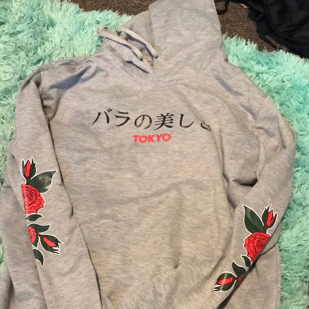 Unisex rose hoodie